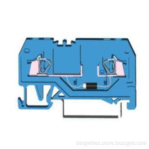 800V 1 * 1 Conductor Through Spring Terminal Block Mounted